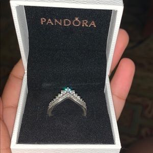 Pandora Princess Wishbone Ring